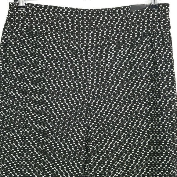 Alfred‎ Dunner Saratoga Pants Black White Proportioned Short 10 - Picture 7 of 9